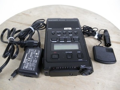 Marantz PMD660 Professional Solid State Recorder w/ AD Adapter & Mic No Card