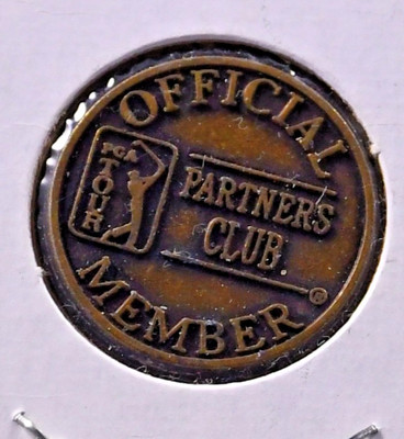 PGA Tour Golf Charter Member Partners Club Double Sided Token Coin *B728