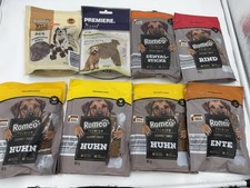 XXL 8 pakete Kaustreifen Leckerlie Knochen Hunde Premium Snacks Futter Huhn Ente