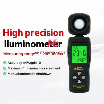 Smart sensor AS803 Digital Luxmeter Luminometer Photometer Light Meter Tester *y