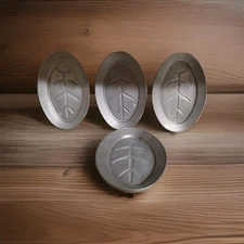 Metal Sizzle Servers Guardian Service Steak Plate/Fajita Platter Set Of 4