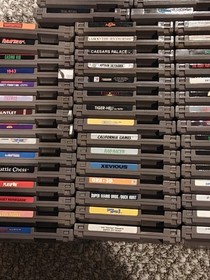 Huge NES 50 Game Lot Super Mario Tetris 1943 Blaster Master Rad Racer