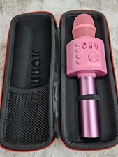 BONAOK Q37 Wireless Bluetooth Karaoke Microphone 3-in-1 Handheld Mic  Speaker