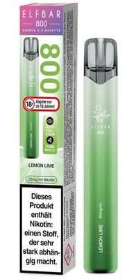 elfbar elfa master akku Elfbar 800 E-Zigarette Einweg Lemon Lime 20mg Nikotin/ml (1 Stück)