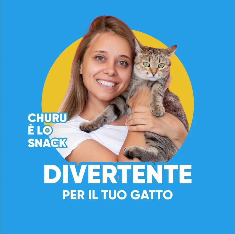 Churu Rolls Bastoncini Di Pollo Con Cuore Di Pollo - 1 Pack (4 Stick X 10Gr) - S - Immagine 2 di 4