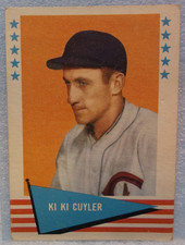 1961 Fleer Ki Ki Cuyler "Baseball Greats" Trading Card (#19)