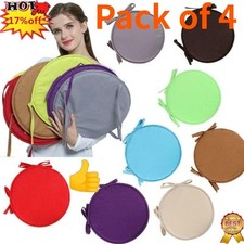 4PCS Round Garden Chair Pads Seat Cushion Outdoor Bistro Stool Patio Dining Sale