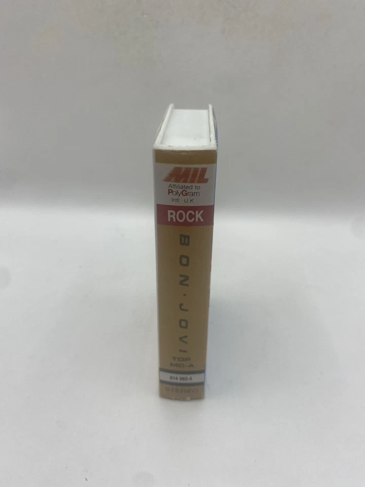 BON JOVI - Bon Jovi - Cassette Tape Clamshell Insanely Rare Indian Version - Image 3 of 4