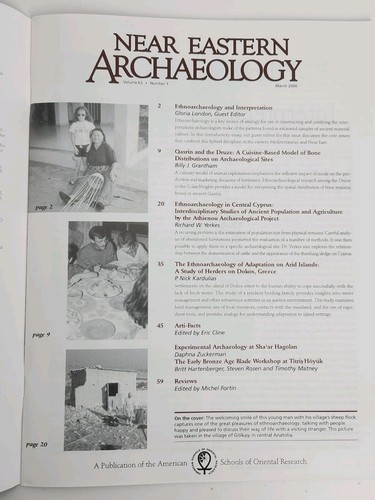 Near Eastern Archaeology Magazine Lot 2000 Full Year Vol 63 1-4 Bible History VG - Picture 4 of 10