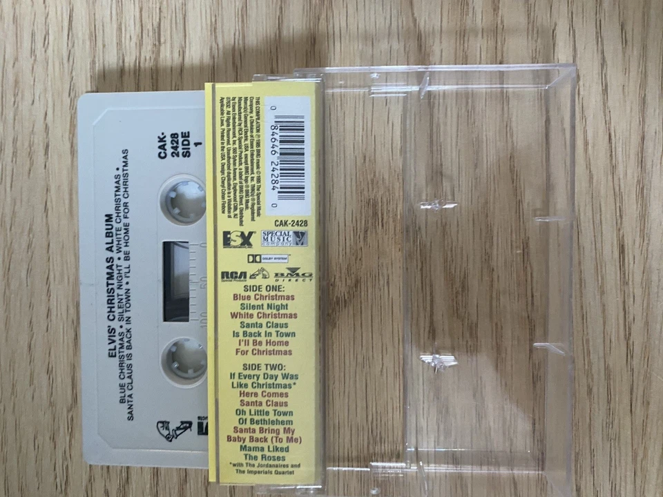 1985- ELVIS PRESLEY , " ELVIS CHRISTMAS ", RCA LABEL , POP, CHRISTMAS , COUNTRY - Image 4 of 4