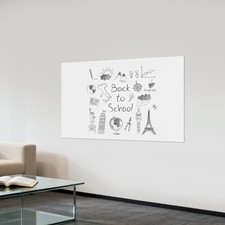 31.5X47.24" Magnetic Dry Erase Board PVC Rubber-Mixed Soft Iron Layer Whiteboard