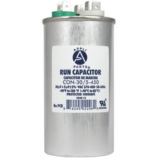 Appli Parts Dual Run Capacitor for ac 30+5 Mfd uF (microfarads) 370VAC or 450VAC