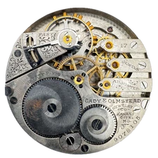 16s Elgin Cady & Olmstead Multicolor 17 Jewel Hunter Pocket Watch Movement 241