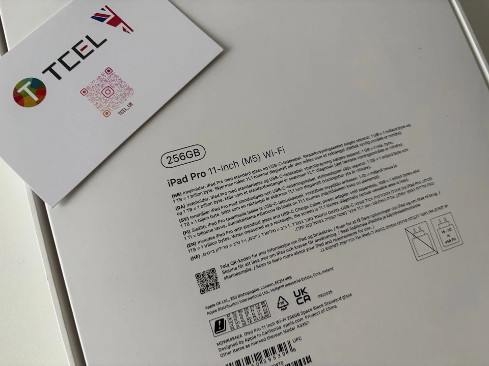 2025 Apple iPad Pro M5 (Latest Model) 11 inch Black NEW 1 Year Apple Warranty UK - Image 3 of 4