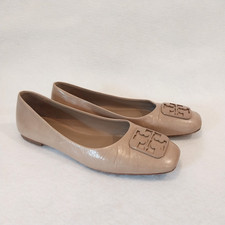 Scarpe basse Tory Burch taglia 6 beige pelle logo ballerina slip on nude