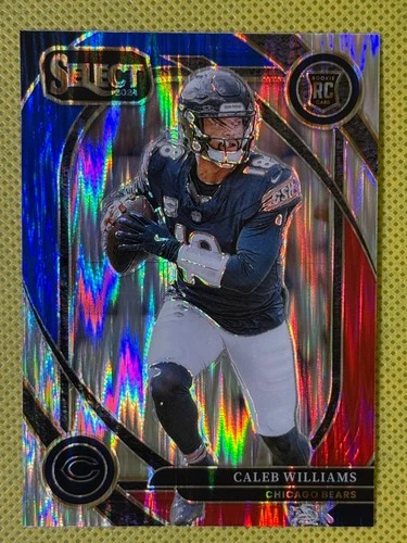 2024 Caleb Williams Select Blue Red Shock Prizm #216