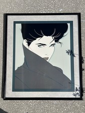 Vintage 1980s Patrick Nagel Picture ?The Book?