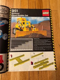 Lego Technic Bulldozer (951) Instruction Booklet Only