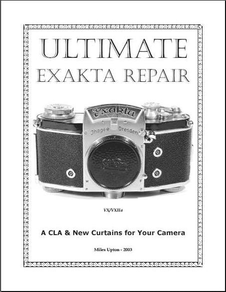 Ultimate Exakta Repair - Book