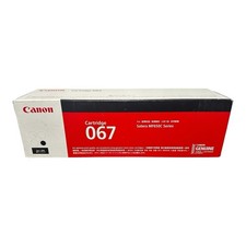 Canon 067 Black Toner Cartridge Genuine - Original - Brand New  Factory Sealed