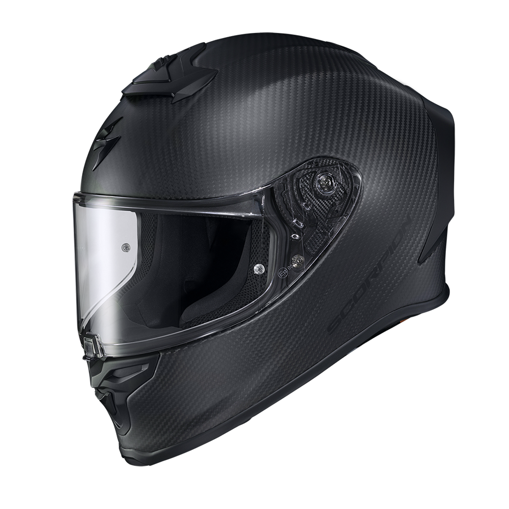 Scorpion EXO-R1 Evo 2 Onyx CARBON FIBER Air Solid Black MATTE Sz S