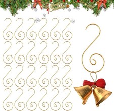 Ornament Hooks, Gold Christmas Hangers, 100 Pcs 100pcs