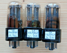 Rare! 1 pcs of 6N8S ( 6SN7 ) Ribbed Plate Vacuum Tube Military Foton 50s NOS