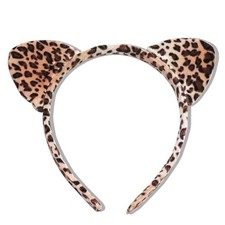 Cheetah Ears Headband Cheetah Costume for Women Adult, Leopard Ears Costume