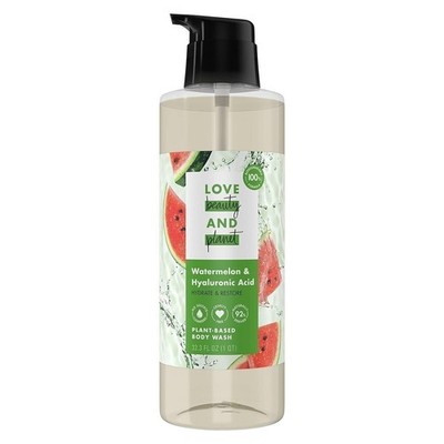 Love Beauty and Planet Watermelon & Hyaluronic Acid Body Wash 20 Fl Oz