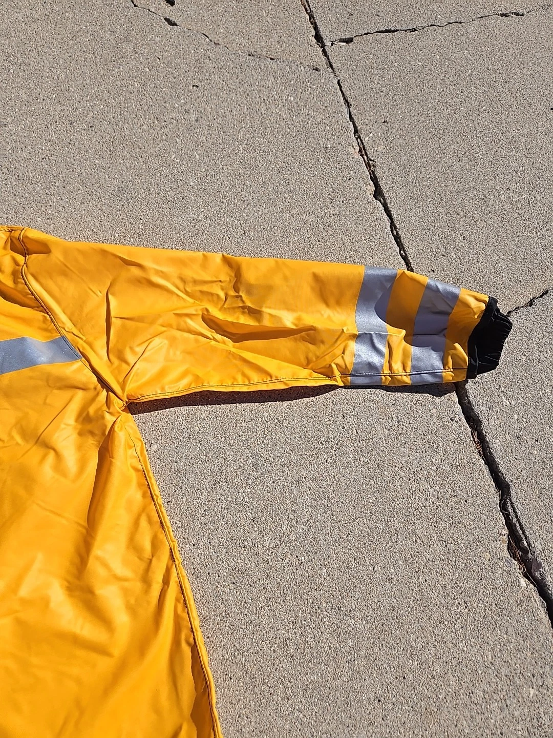 Heavy Weight Hi-Vis Reflective Slicker Jacket (Yellow) Made In USA, NWOT π₯ - product detail image 16