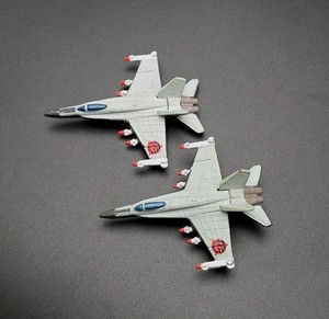 Micro Machines Military F-18 Hornet Fighter Aircraft Galoob Lot Of 2