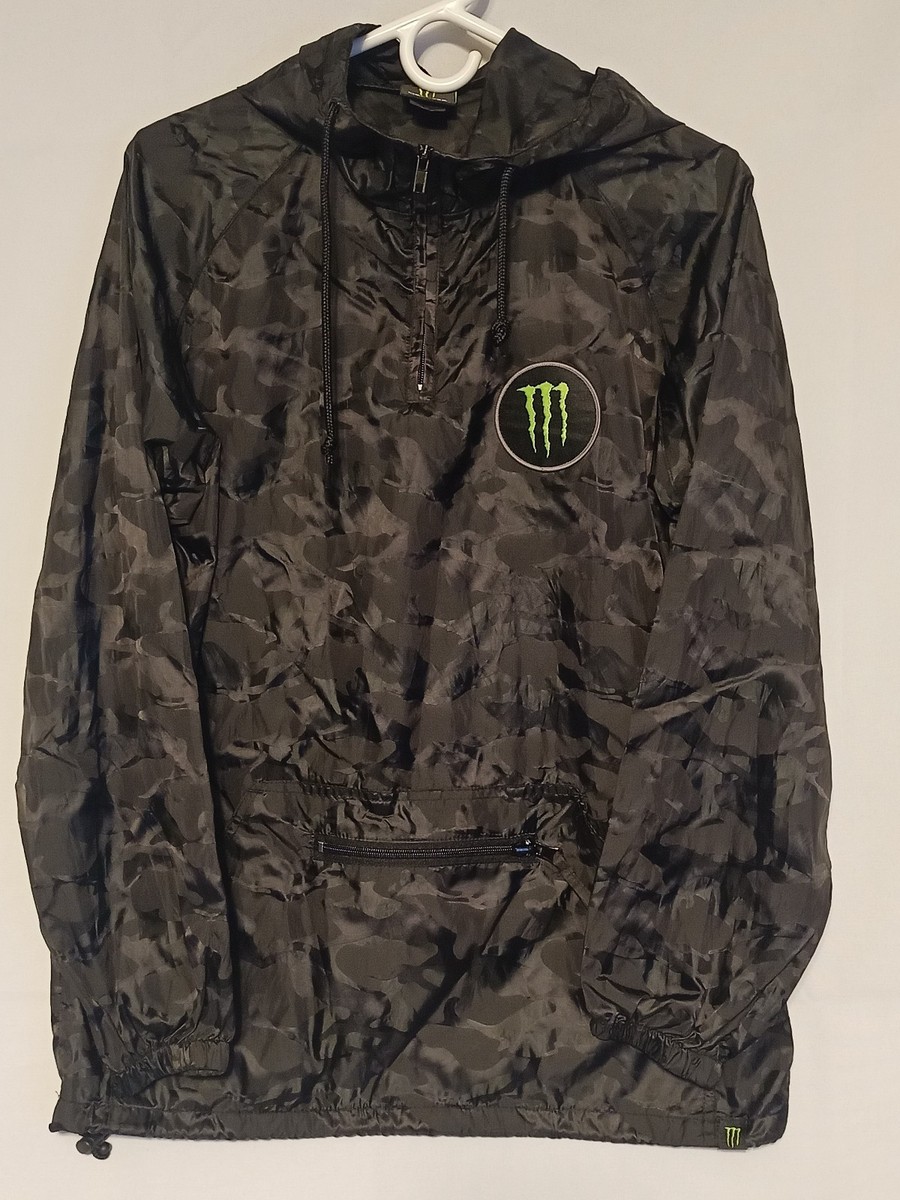 MONSTER ENERGY ブラックジャケット Sサイズ Monster Energy Black Camo Light Weight Windbreaker Size S | eBay