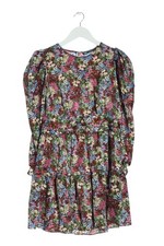 ZARA Abito a maniche lunghe Donna Abito Taglia IT 42 rosso-blu-giallo pallido