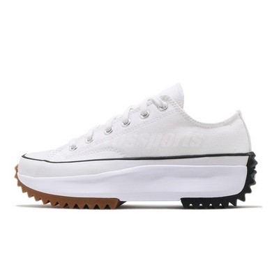 靴 Converse Run Star Hike Low White Converse Run Star Hike Low OX White Gum Men Unisex Platform Casual
