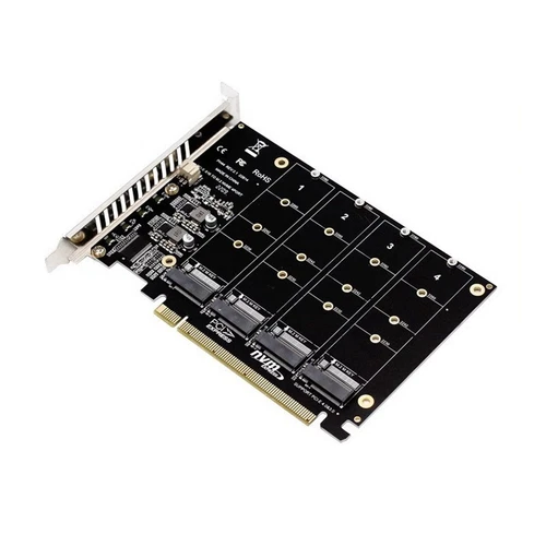 Festplattenerweiterungskarte NVME-Protokoll Disk Array Card Mainboard PCI-E1196