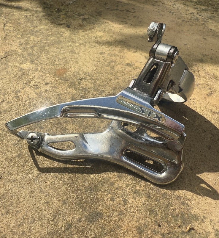 Shimano STX FD-MC32 Front Derailleur 28.6mm Clamp 1996 Retro Mountain Bike