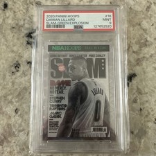 2020-21 Panini NBA Hoops - Slam Damian Lillard #16 Green Explosion /89