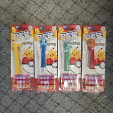 POKEMON BUNDLE PEZ CANDY DISPENSER SET OF 4 Collectible