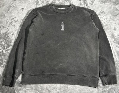 Interscope x Fragment Sweater Large Hiroshi Fujiwara Stone Wash Sweatshirt