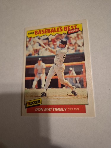 Don Mattingly #21 1986 Fleer Baseball's Best card