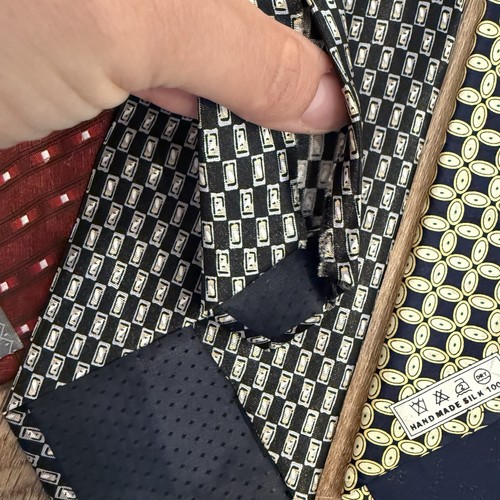 Designer Herren Seidenkrawatten Hermes Yves Saint Laurent Boss Dunhill Posten 4 Luxus - Bild 6 von 7