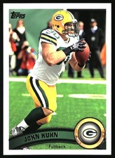 2011 Topps #205 John Kuhn RC Green Bay Packers