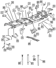 Genuine Mopar Steering Gear Bracket 52020865AC