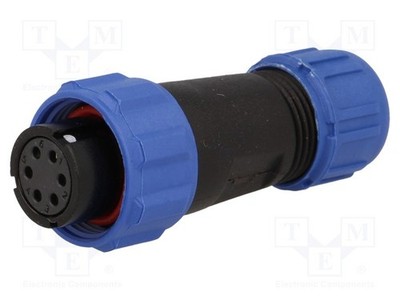 Stecker 4÷   SP13 öten 5A   1 SP/S6IN WEIPU-Steckv