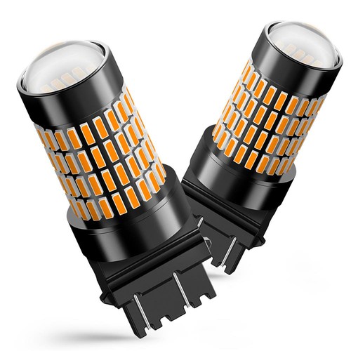 2x LED Turn Signal Light Lamp Bulb Yellow Amber 3157 3057 4057 4157 Super Bright