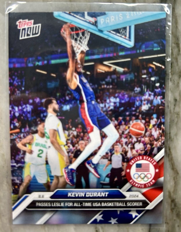 2024-25 Topps Now Kevin Durant #20 USA Olympics Team