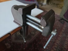 Craftsman Vice 2-1/2" Jaw 5246-2 Clamp on Tool Cast Steel Wood Working Plumbing 