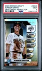 2024 Topps Bowman Chrome Draft Night Refractor #BDN-2 Konnor Griffin /250 PSA 9