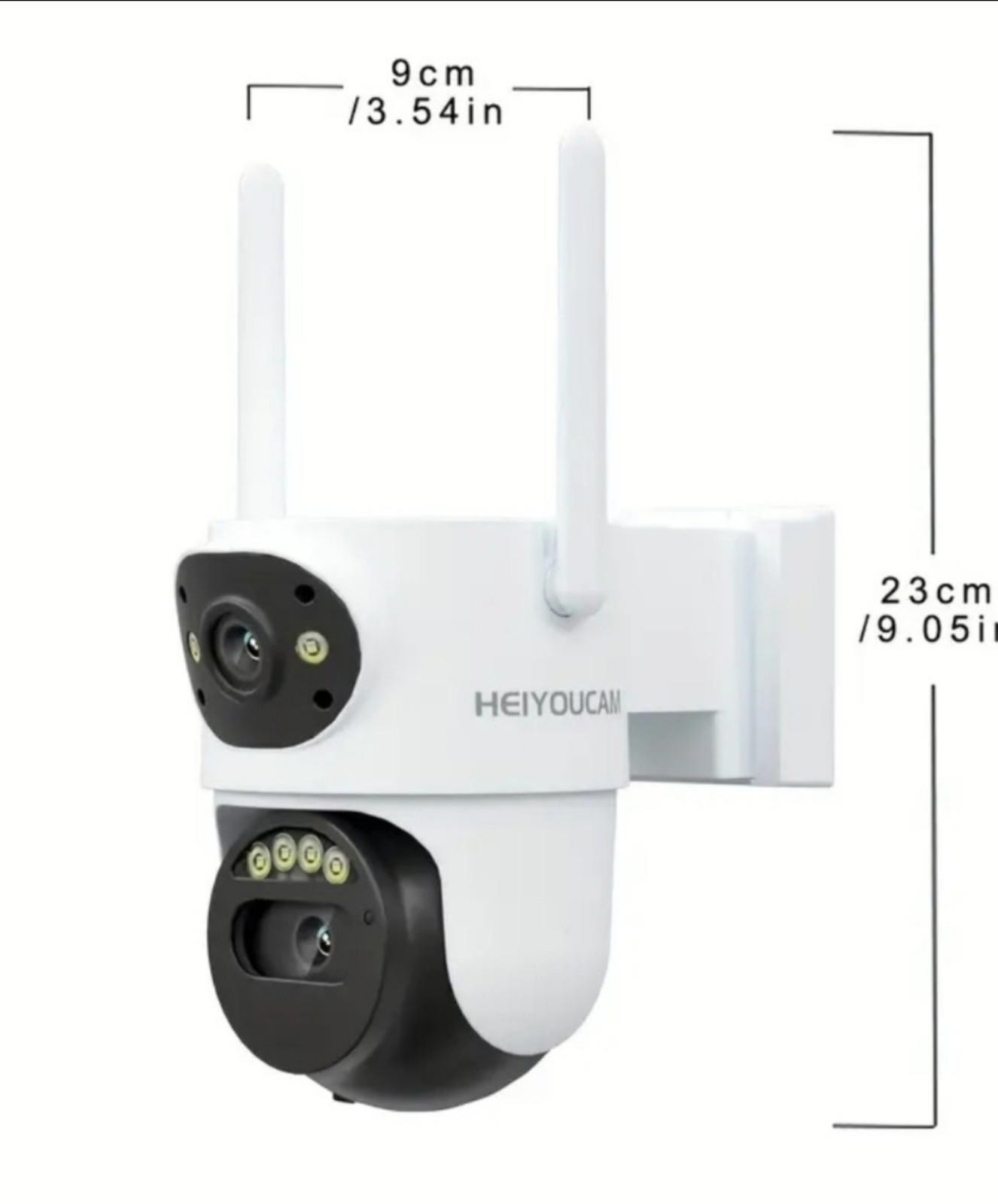 Dual Lens Outdoor security camera(. FREE 32g SD card)