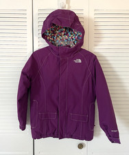 The North Face Girls HyVent Heatseeker Hooded Jacket Purple/Plum M 10/12 